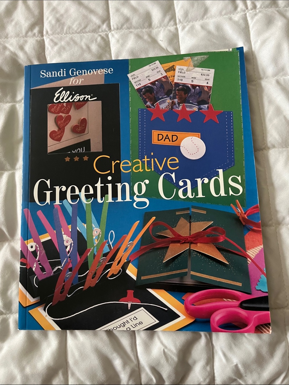 Ellison Creative Greeting Cards Book by Sandi Genovese - Blue/Green